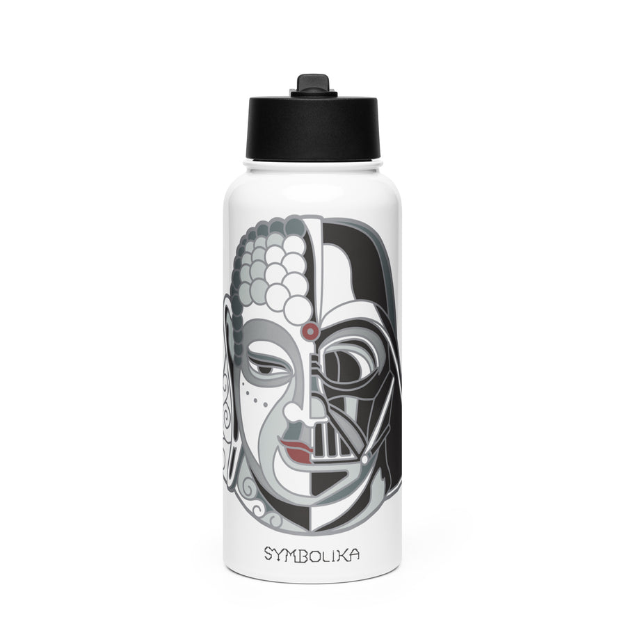 DarthBuddha Water Bottle — visionary art by Symbolika