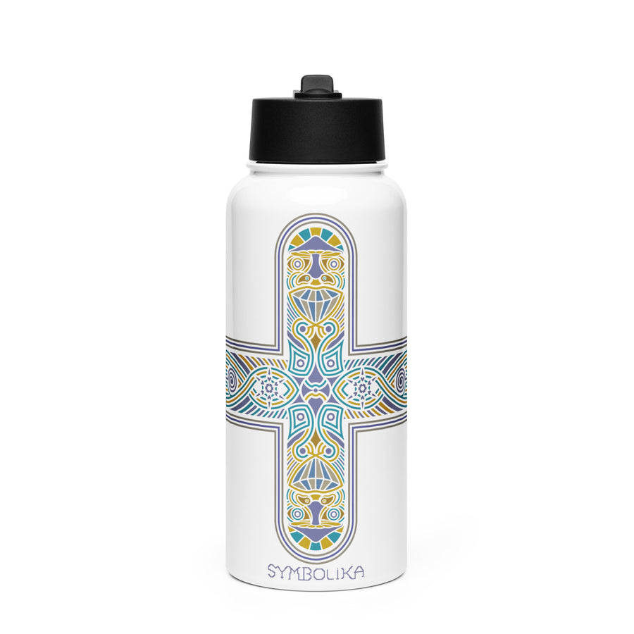 Decross Water Bottle — visionary art by Symbolika