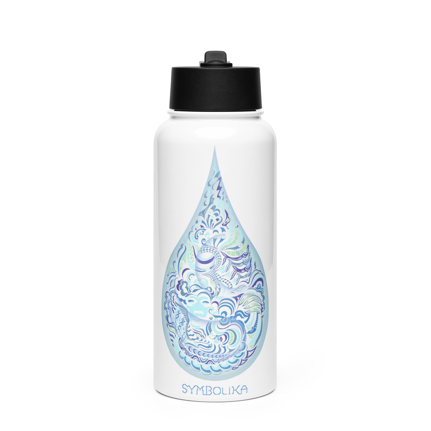 LSD XXV Water Bottle — visionary art by Symbolika