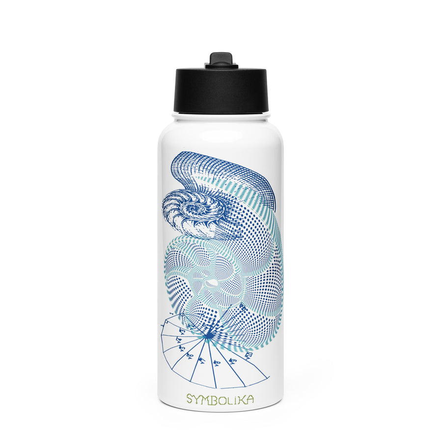 Stainless steel water bottle - Nautilus - symbolika