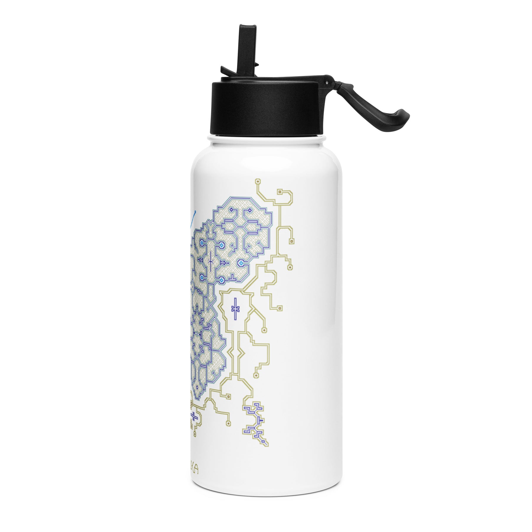 Shipibo Butterfly Water Bottle — Image 2 by Symbolika