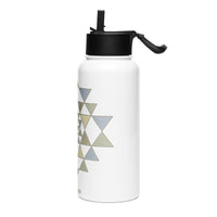 Stainless steel water bottle - Sri Yantra