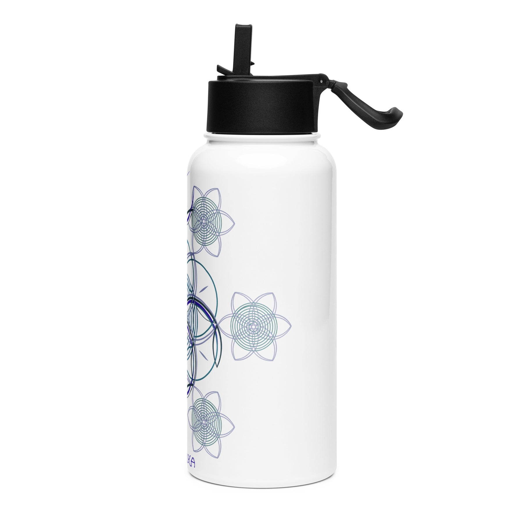 Flower of Life OM Water Bottle — Image 2 by Symbolika