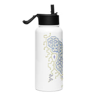 Botella de agua de acero inoxidable - Mariposa Shipibo