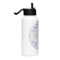 Stainless steel water bottle - DMT HD Mandala