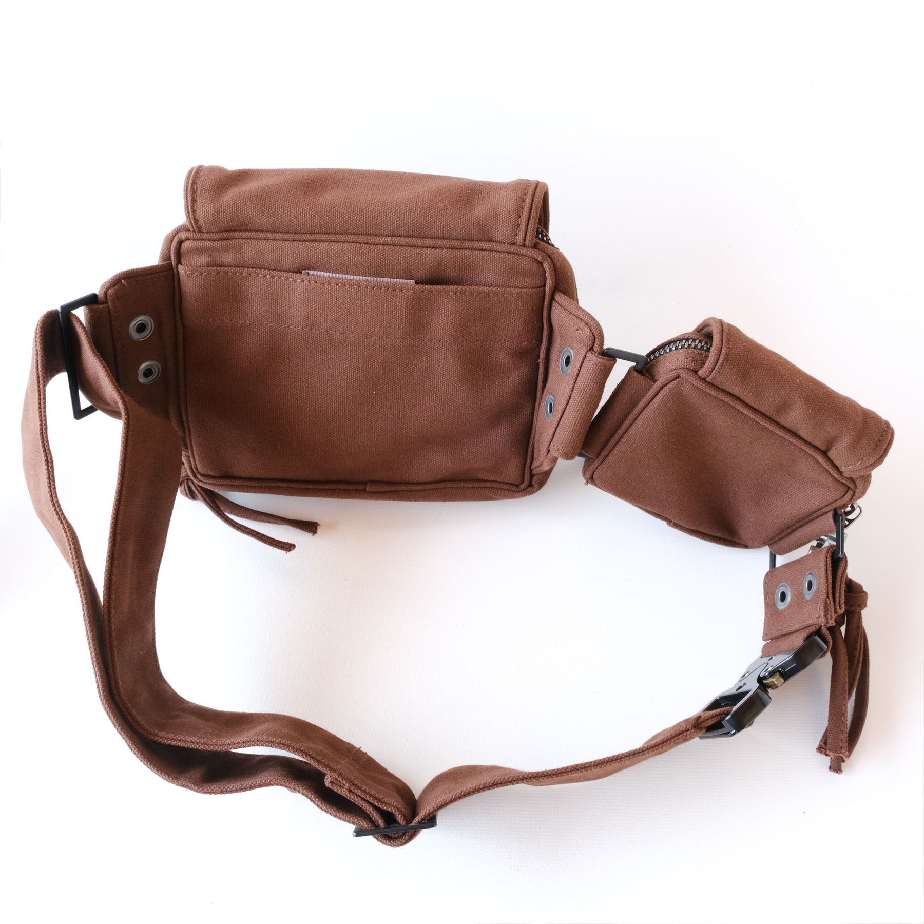 Trinfinity Belt Bag — Geometric Infinity Art Belt Bag - UV Blacklight Effect by Symbolika