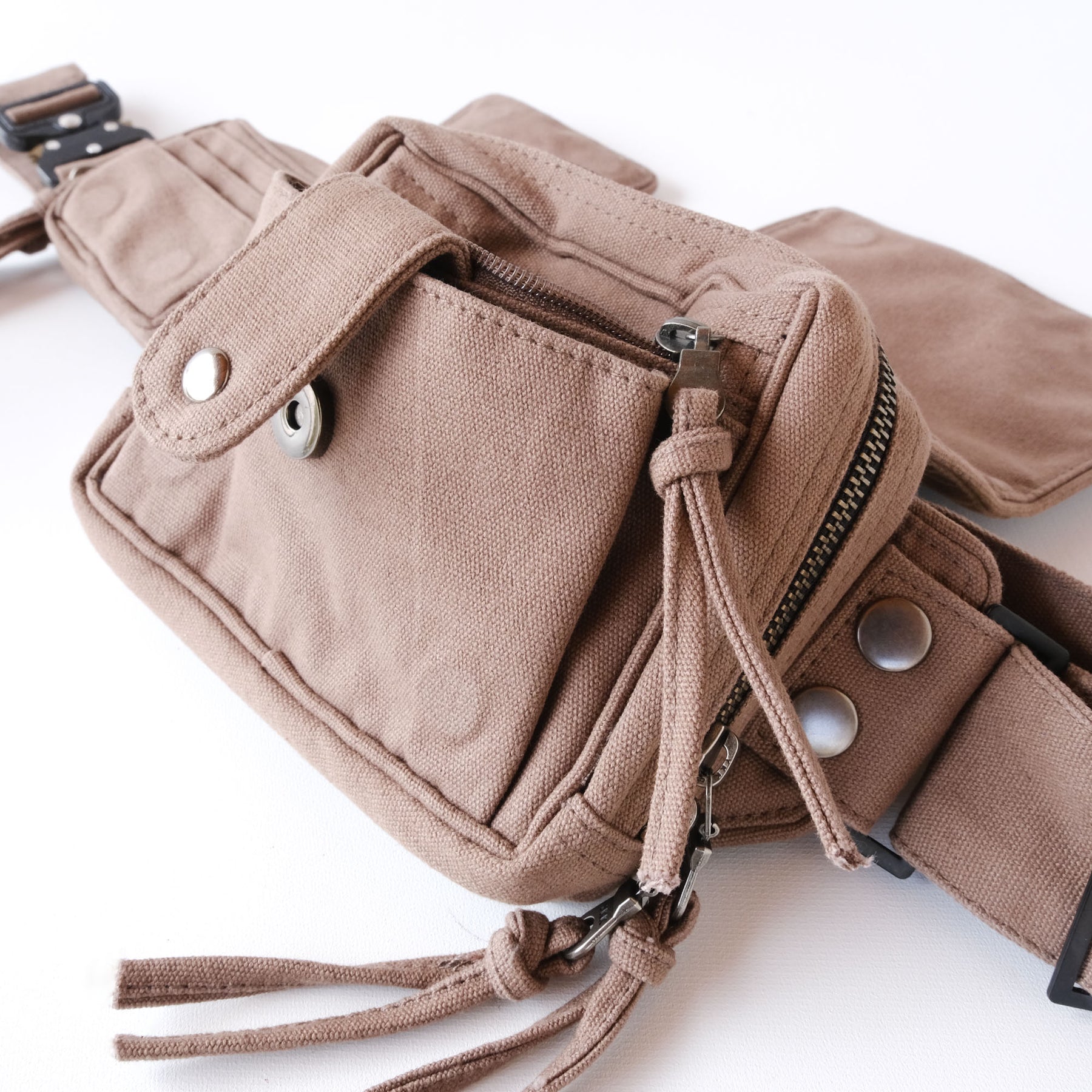 Shrooms Hora Belt Bag — Mushroom Mandala Art Belt Bag - Image 1 by Symbolika