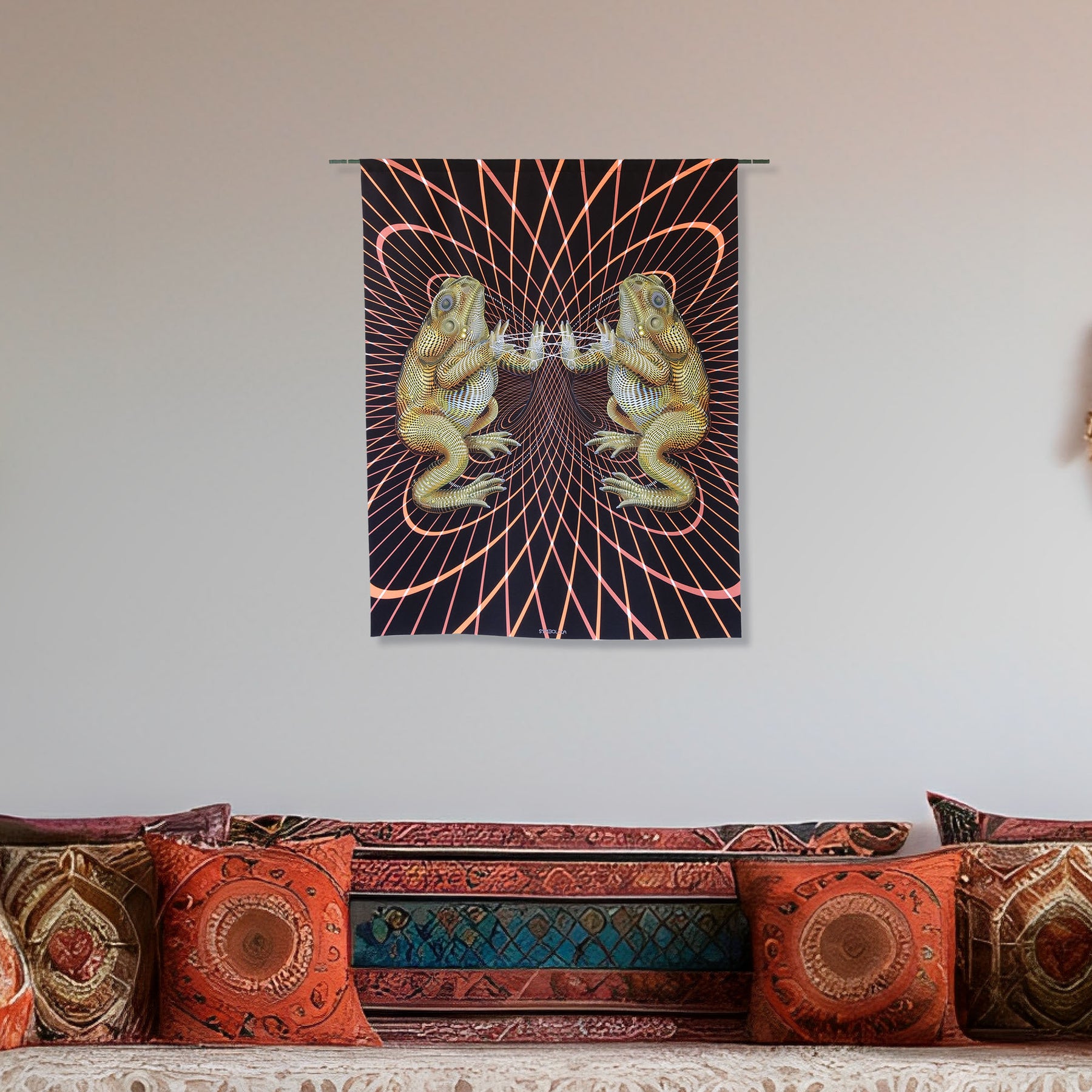 Bufo Alvarius Tapestry — Image 3 by Symbolika