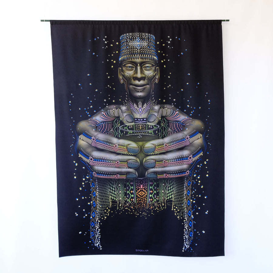 Second Cup Tapestry — visionary art by Symbolika