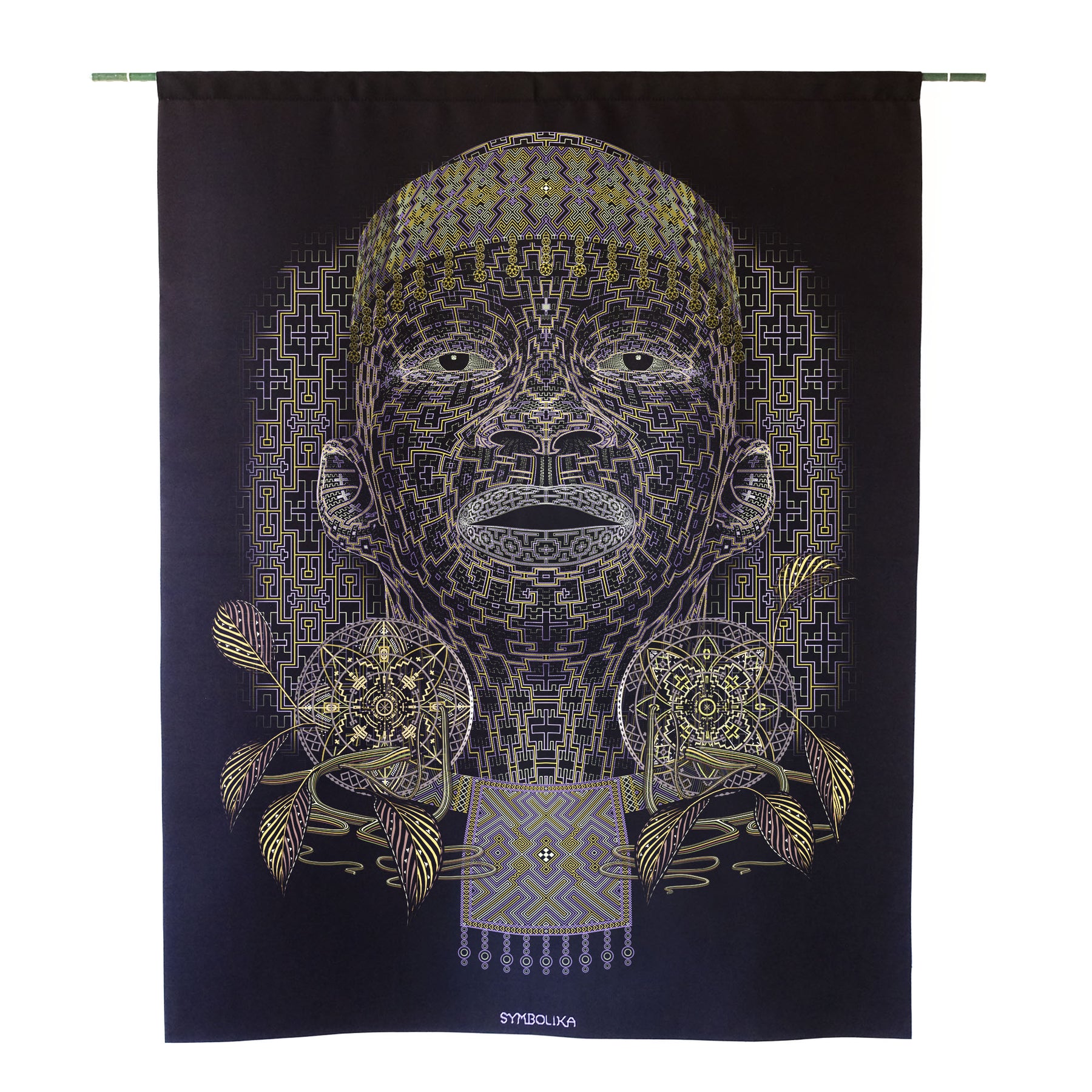 Shamanico Tapestry — visionary art by Symbolika