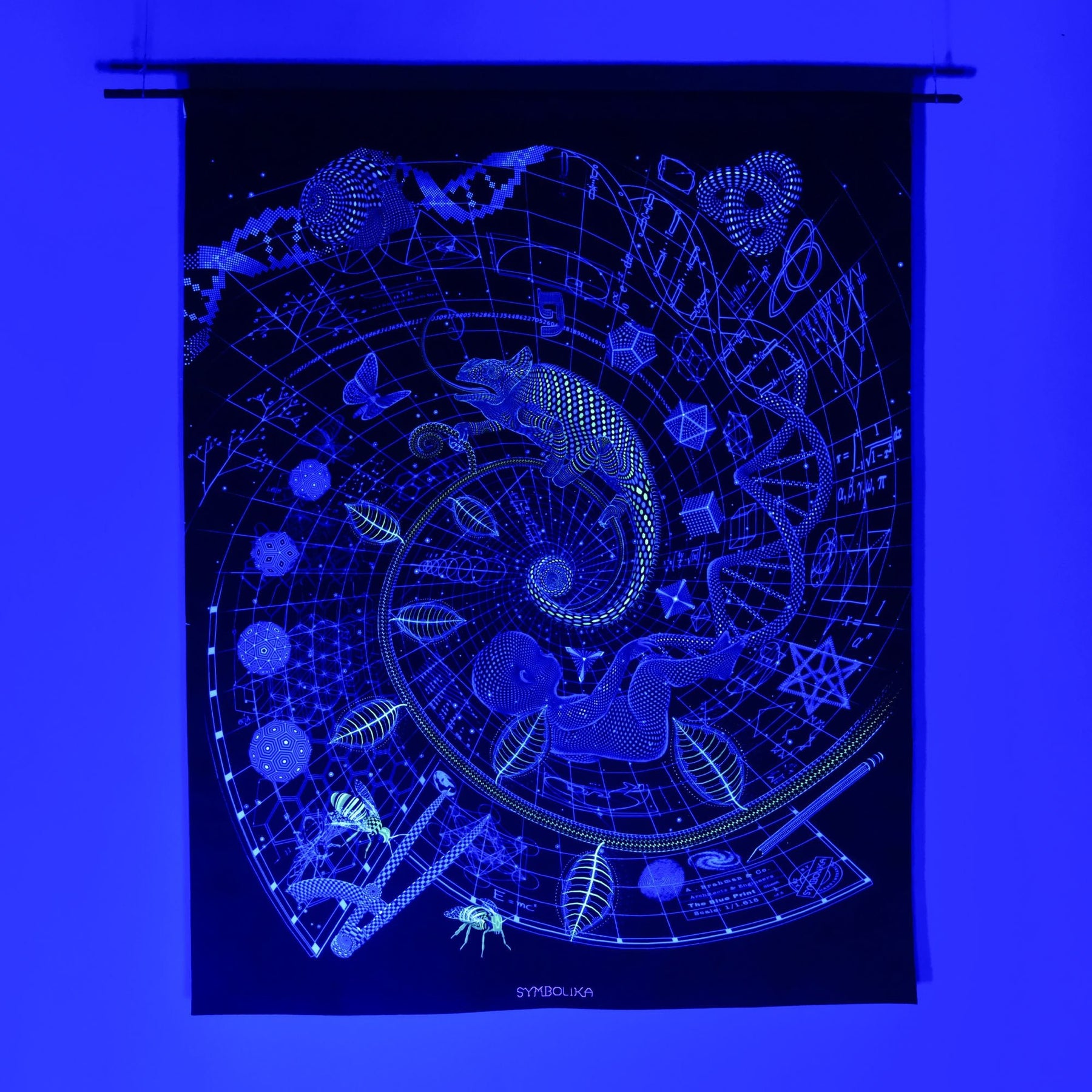 Blueprint 1 Land Tapestry — Image 4 by Symbolika