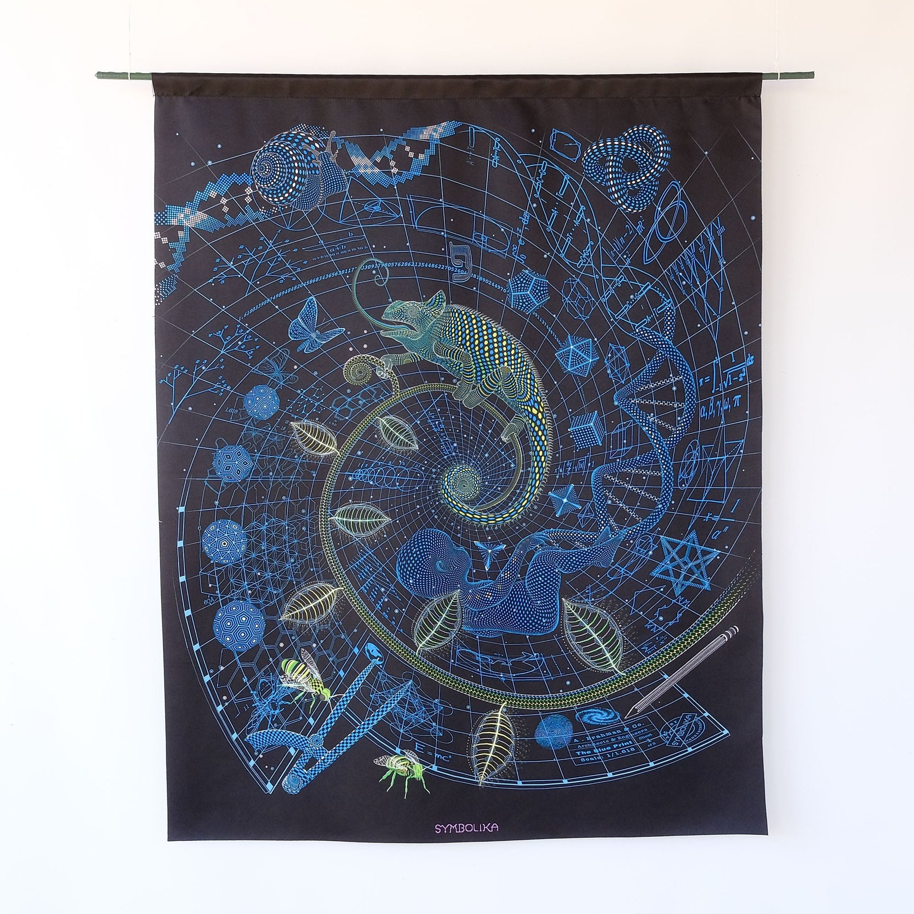 Blueprint 1 Land Tapestry — Image 2 by Symbolika