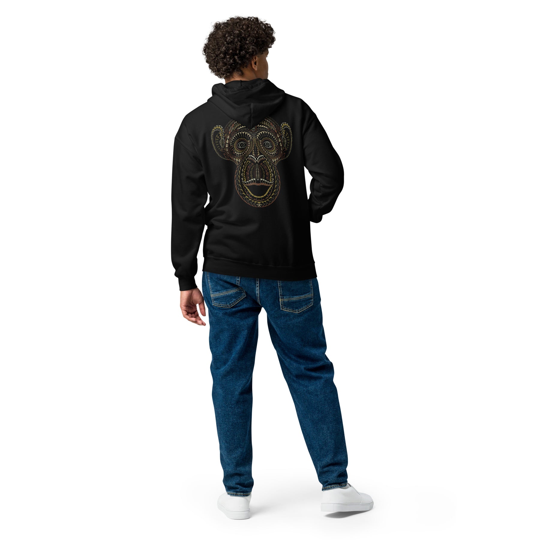 Ta Wise Monkey Hoodie Choice of Colors — Image 4 by Symbolika