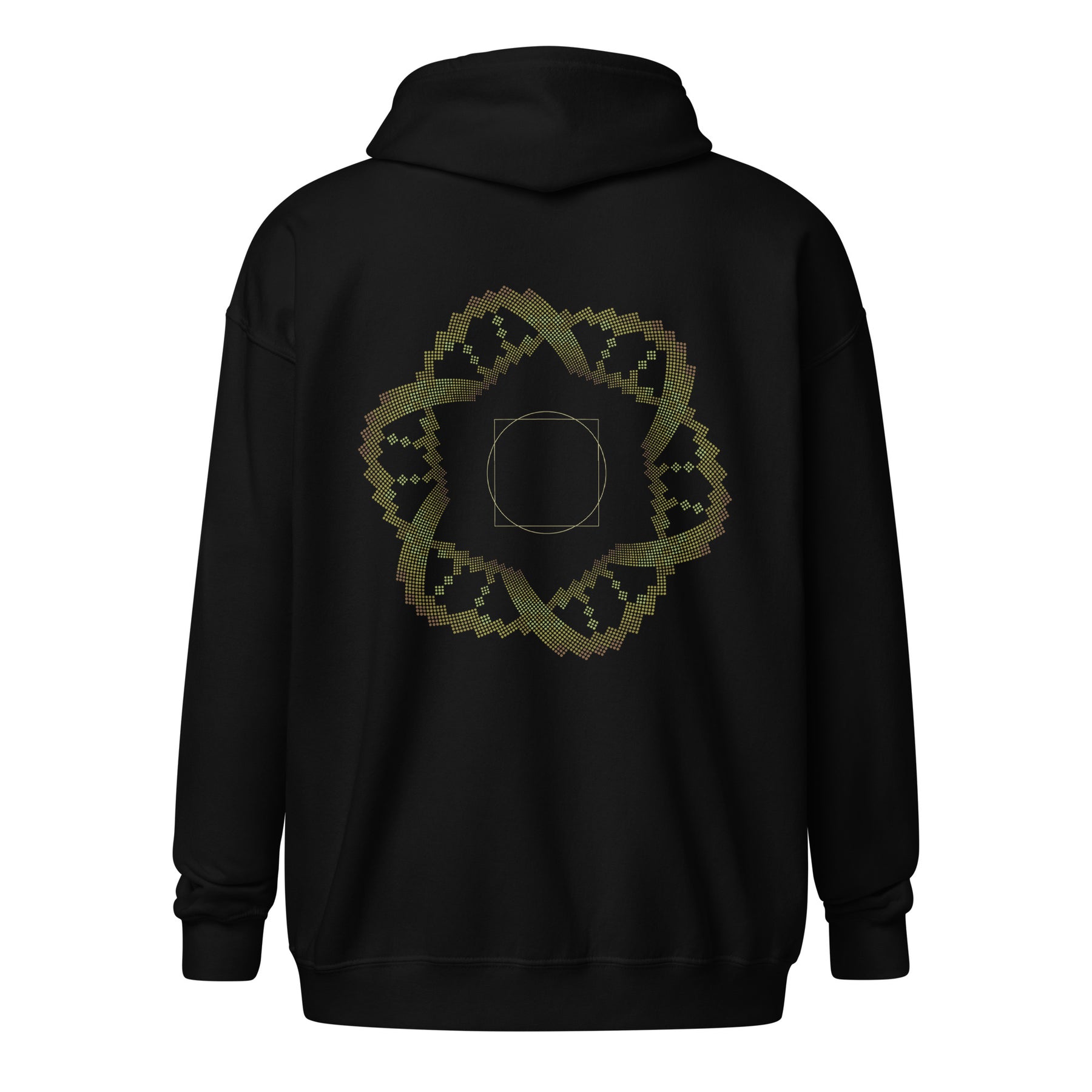 Square in a Circle Hoodie Choice of Colors — Image 5 by Symbolika