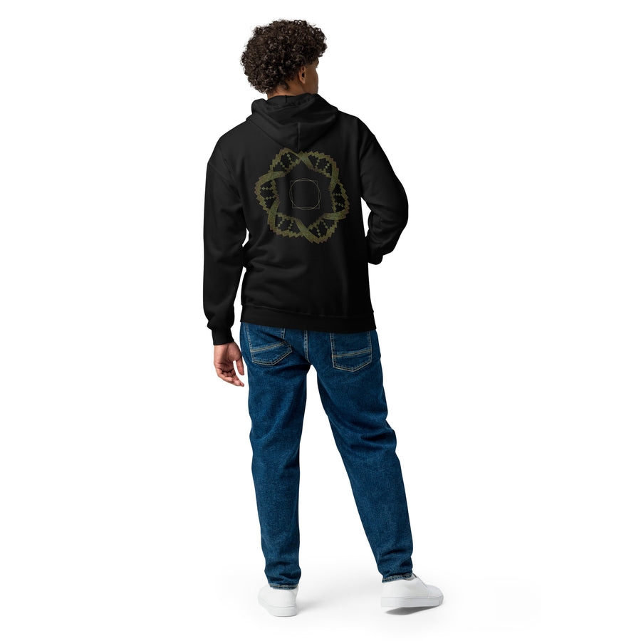 Square in a Circle Hoodie Choice of Colors — Image 9 by Symbolika
