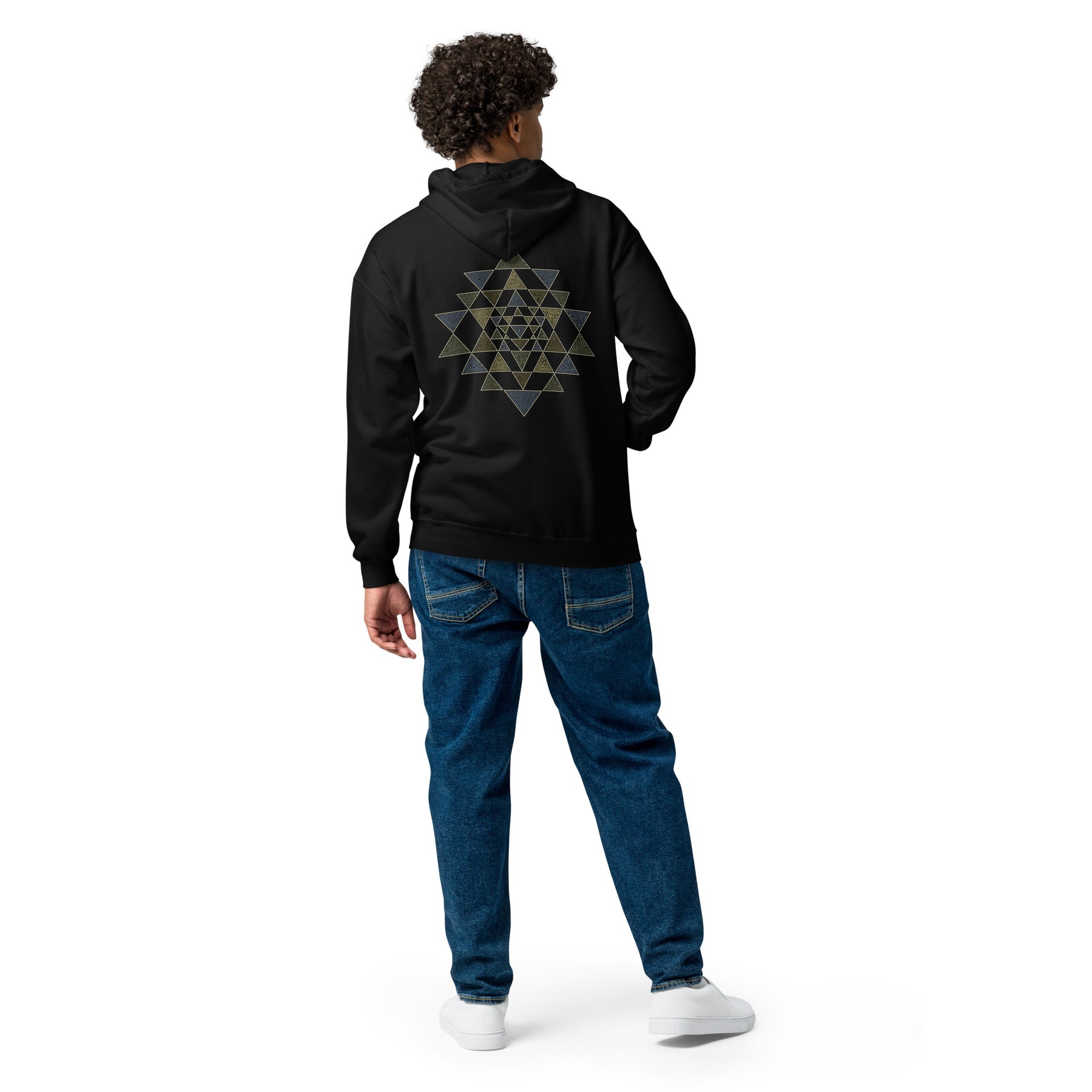 Sri Yantra Hoodie Choice of Colors — Image 4 by Symbolika