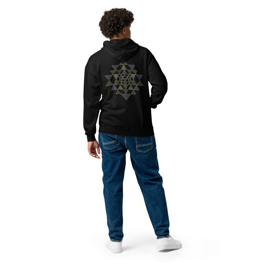 Sri Yantra Hoodie Choice of Colors — Image 4 by Symbolika