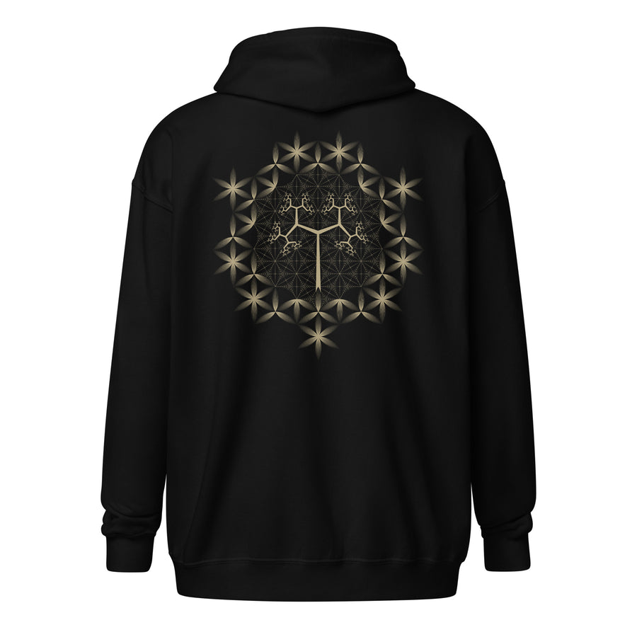 Fractal Tree Hoodie Choice of Colors — visionary art by Symbolika