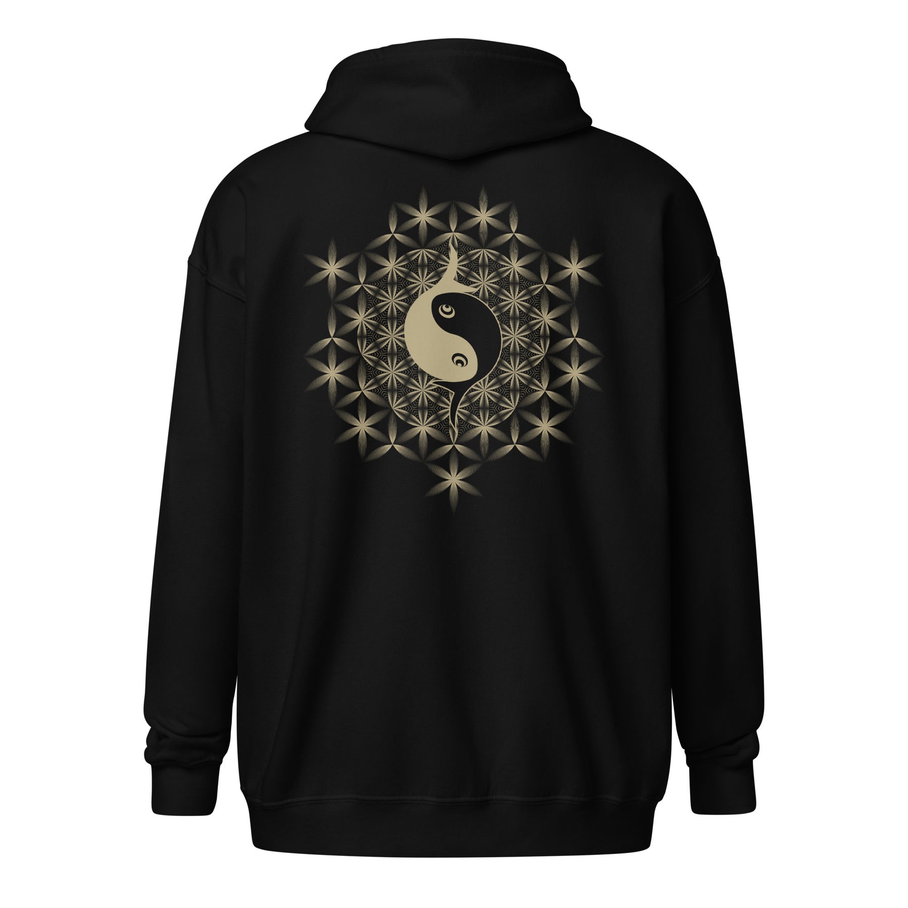 Two Golden Fish Hoodie Choice of Colors — Image 3 by Symbolika
