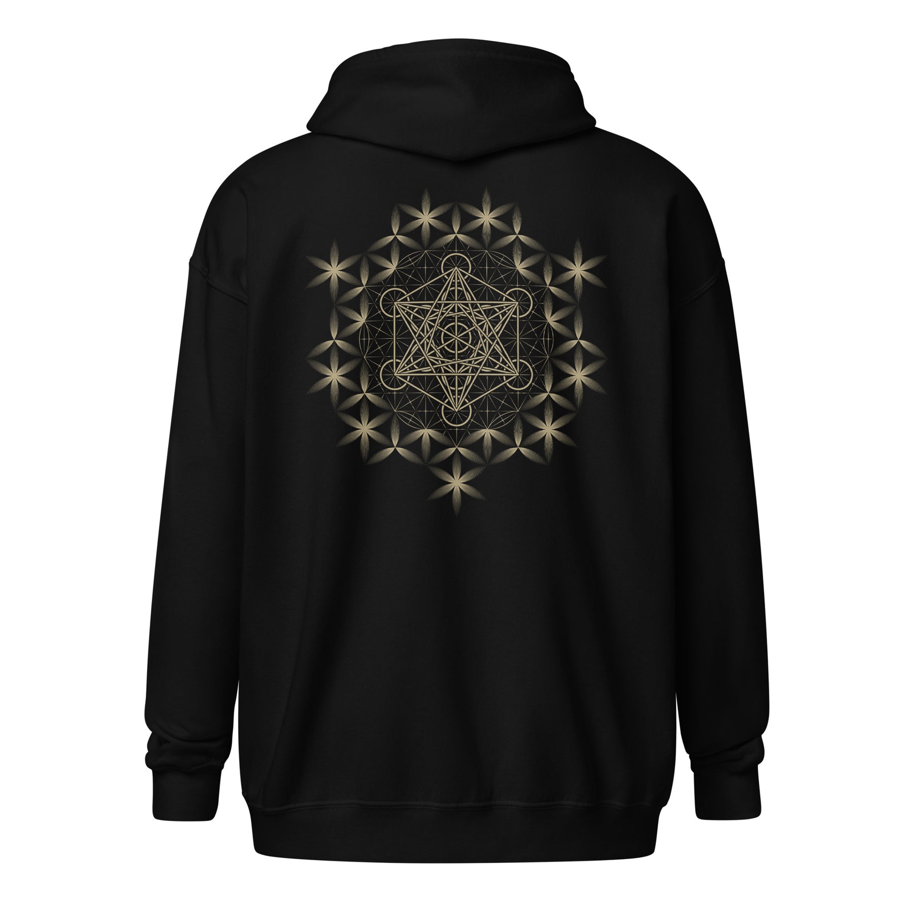 Metatron's Cube Hoodie Choice of Colors — Image 3 by Symbolika