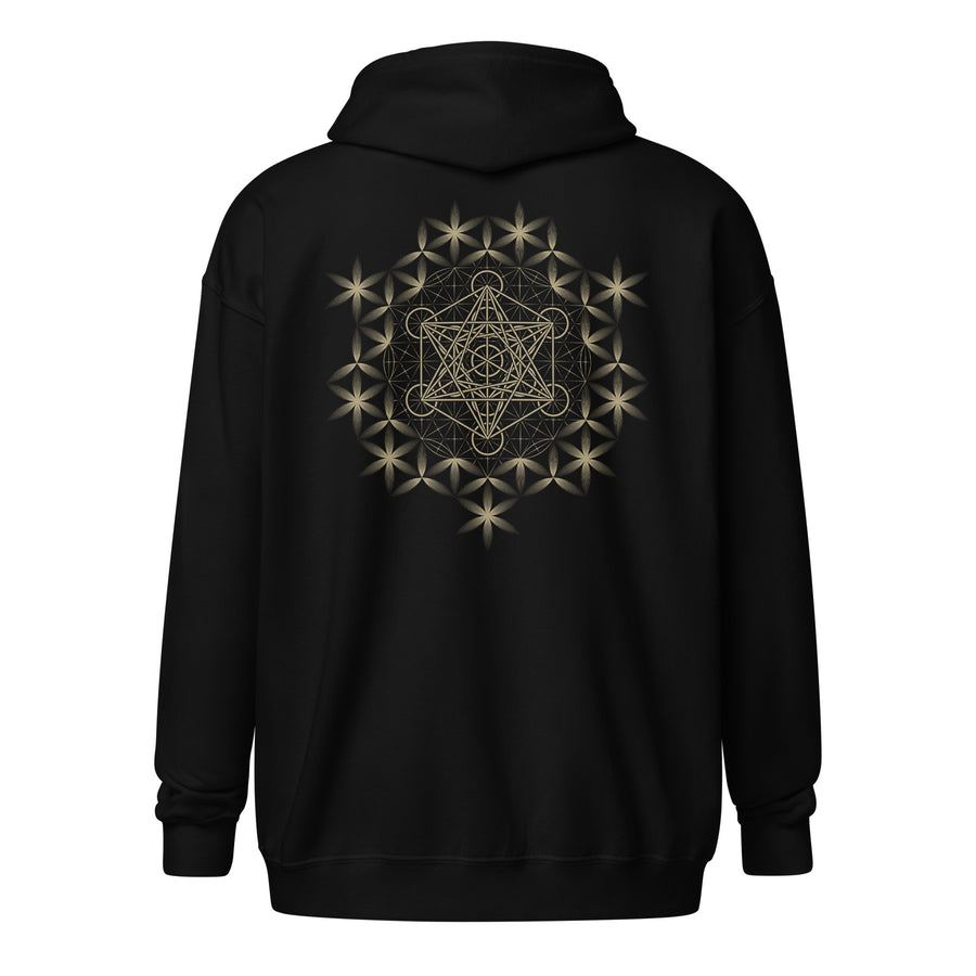 Metatron's Cube Hoodie Choice of Colors — Image 3 by Symbolika