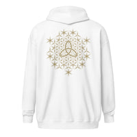 Unisex zip hoodie - Endless Knot - “Symbols 101”