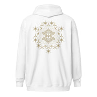 Unisex zip hoodie - Shipibo - “Symbols 101”