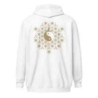 Unisex zip hoodie - Two Golden Fish - “Symbols 101”
