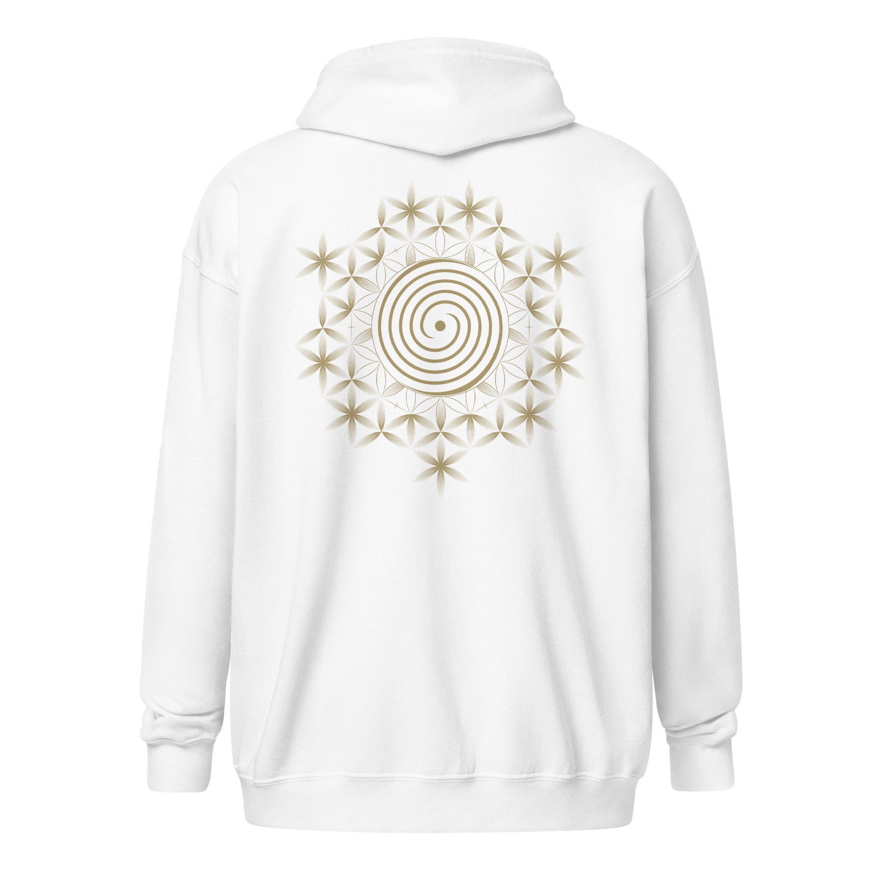 Interlocking Spirals Hoodie Choice of Colors — visionary art by Symbolika