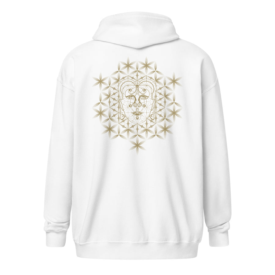 Buddha Vibes Hoodie Choice of Colors — visionary art by Symbolika