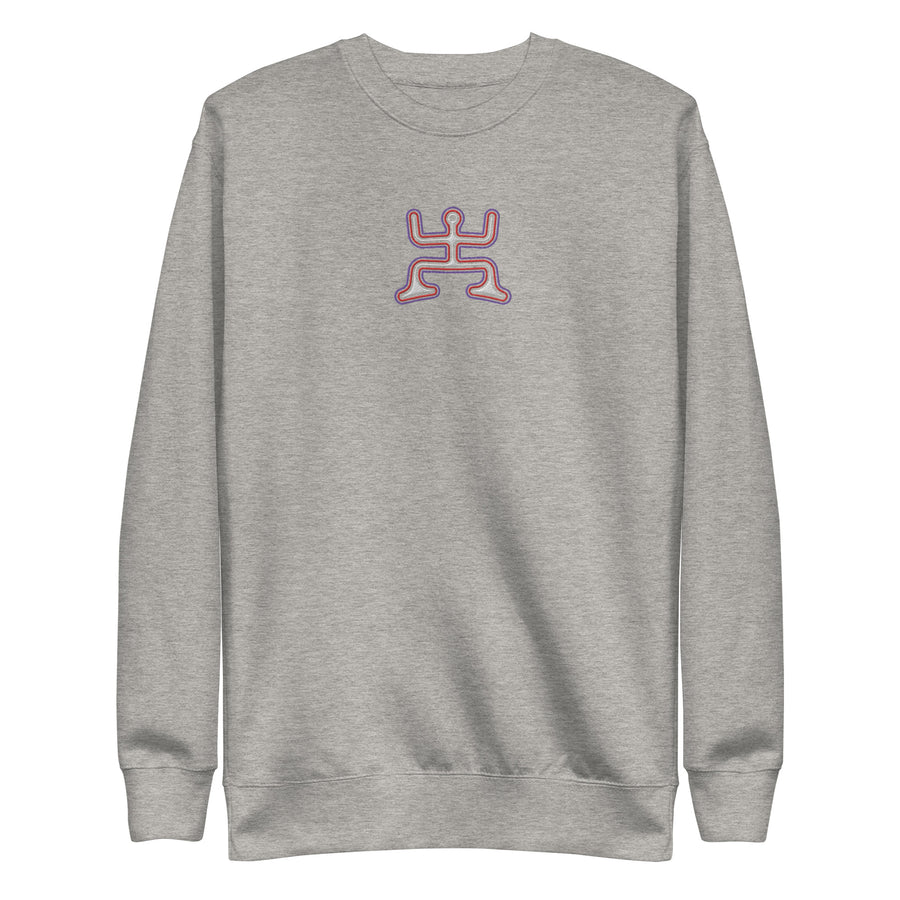 Psychedelic Party - Colorfull Embroidery Women Sweatshirt - symbolika