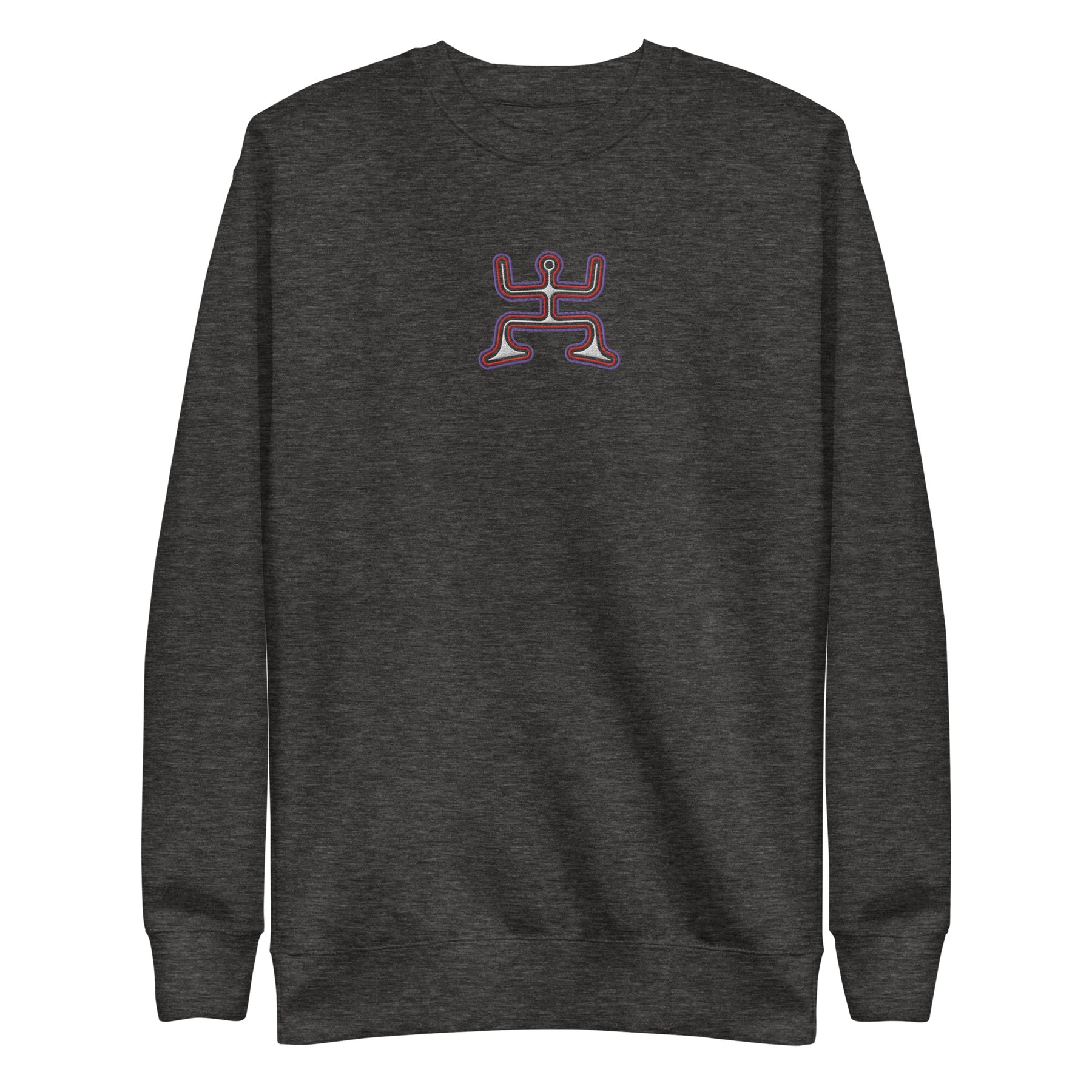 Psychedelic Party - Colorfull Embroidery Women Sweatshirt - symbolika