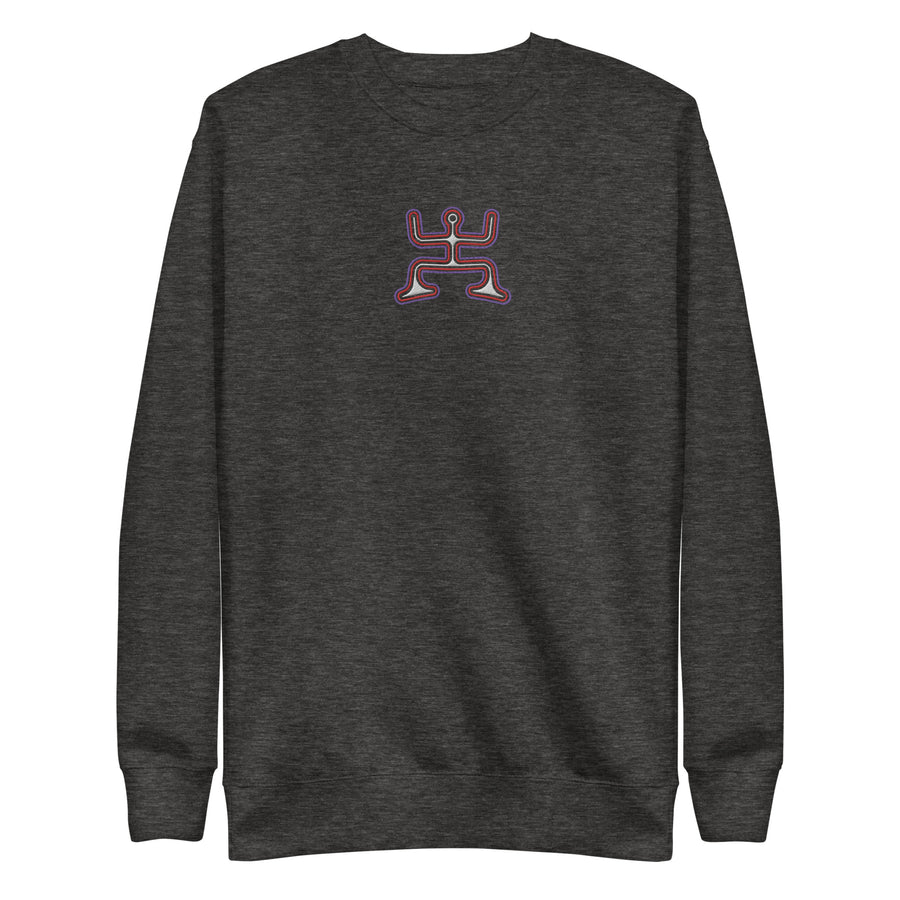 Psychedelic Party - Colorfull Embroidery Women Sweatshirt - symbolika