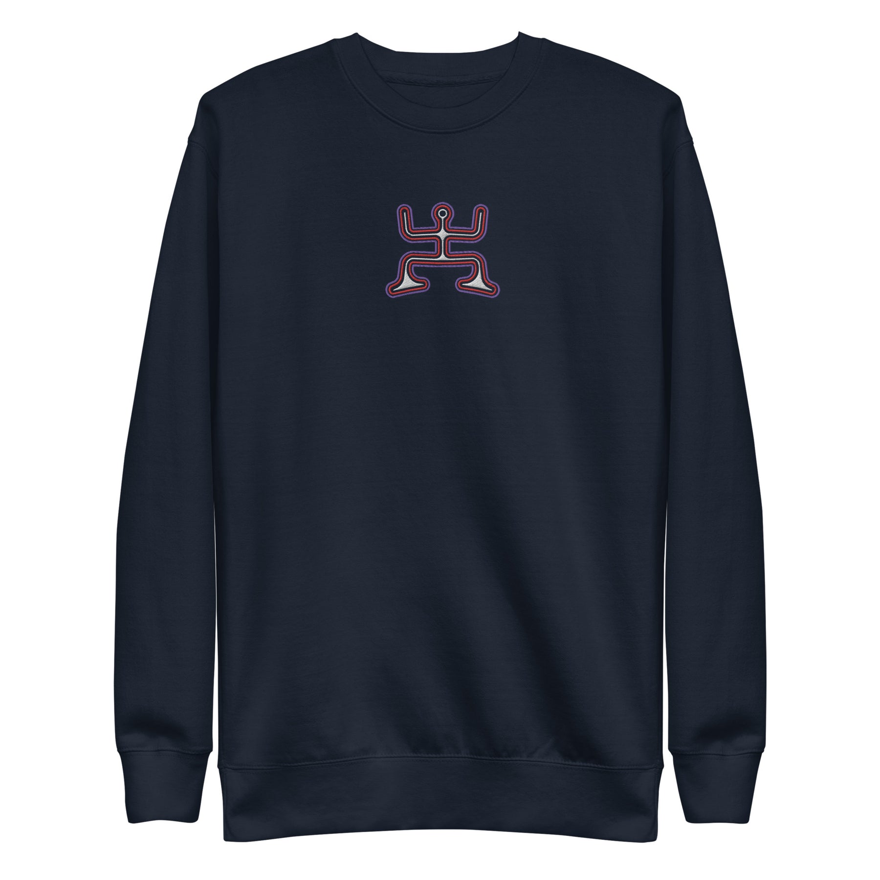 Psychedelic Party - Colorfull Embroidery Women Sweatshirt - symbolika