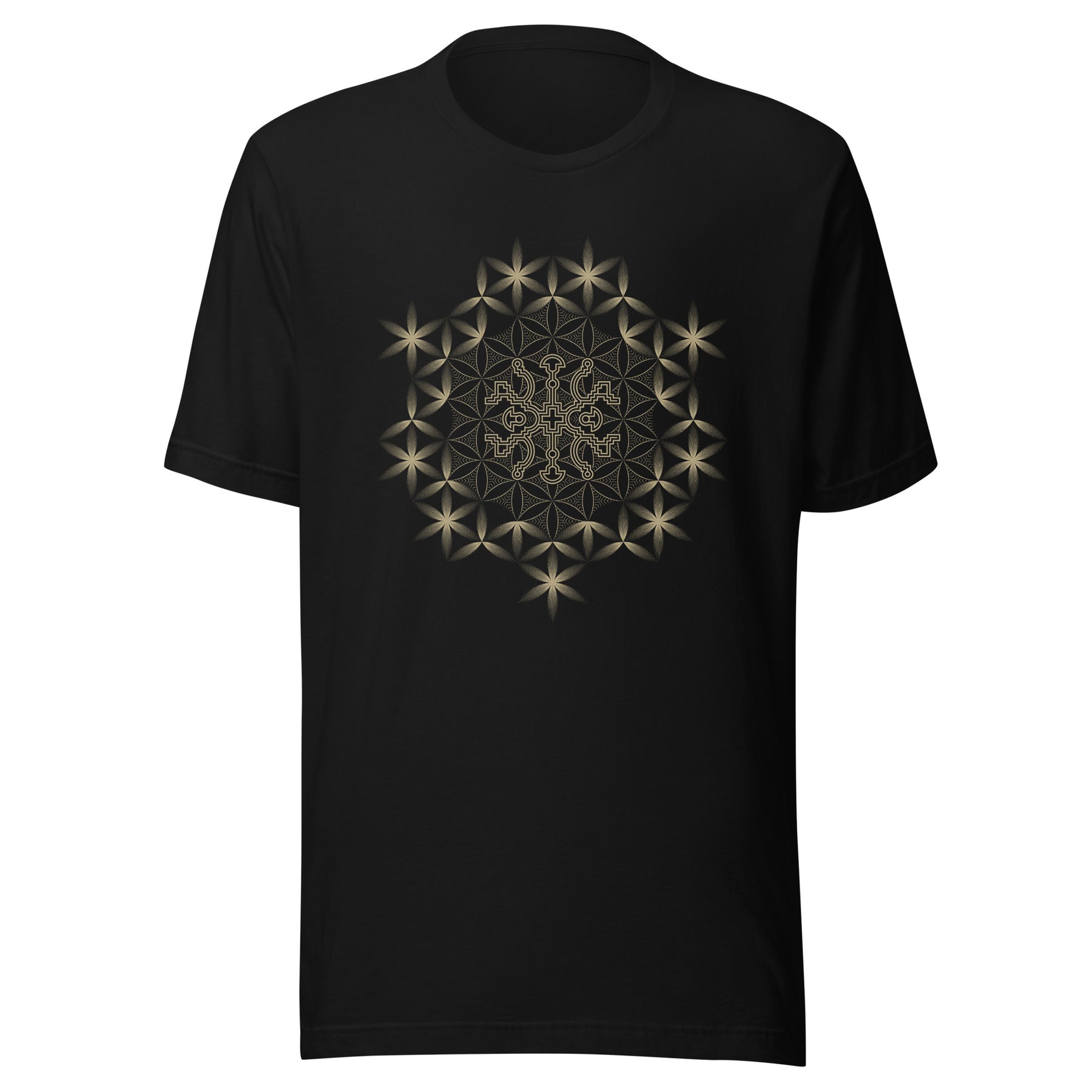 Unisex t-shirt - Shipibo Cross - Symbols 101 - symbolika