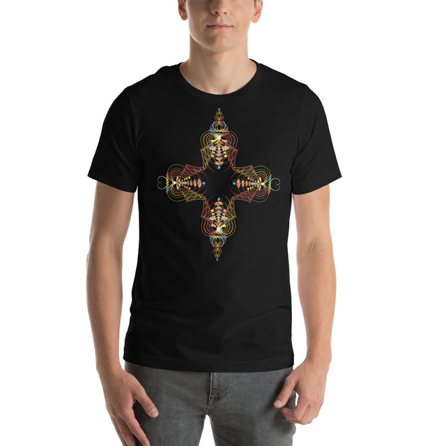 InhalExhale Cross Breath Art T-Shirt — Choice of Colors — On Demand