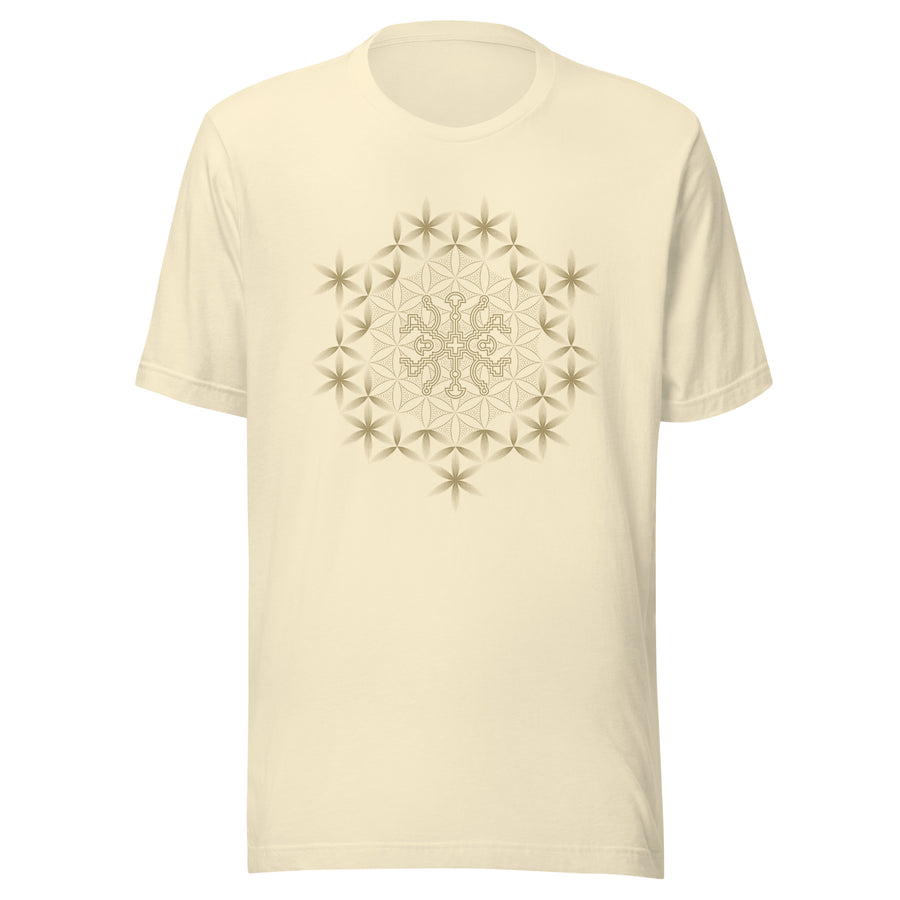 Unisex t-shirt - Shipibo Cross - Symbols 101 - symbolika
