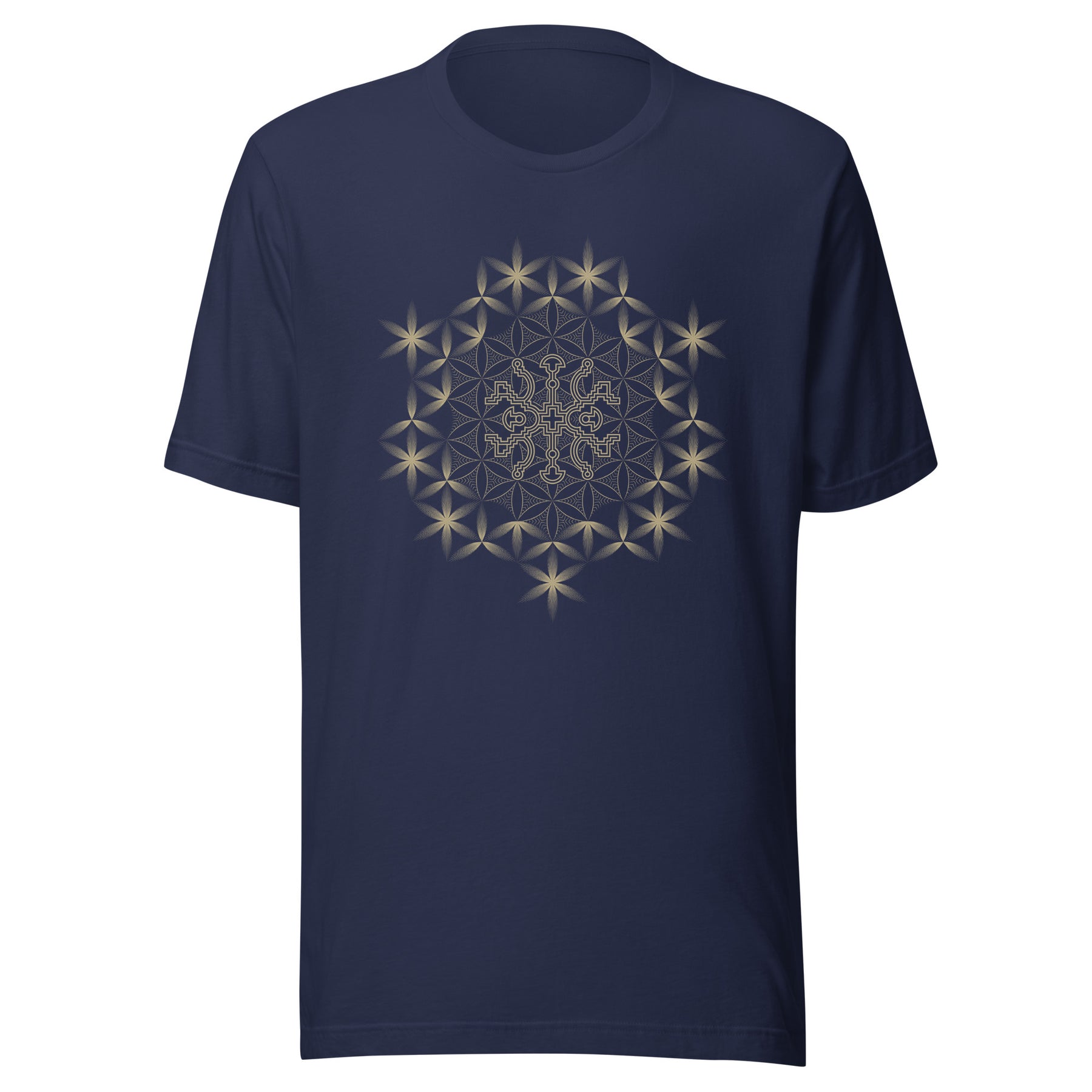 Unisex t-shirt - Shipibo Cross - Symbols 101 - symbolika