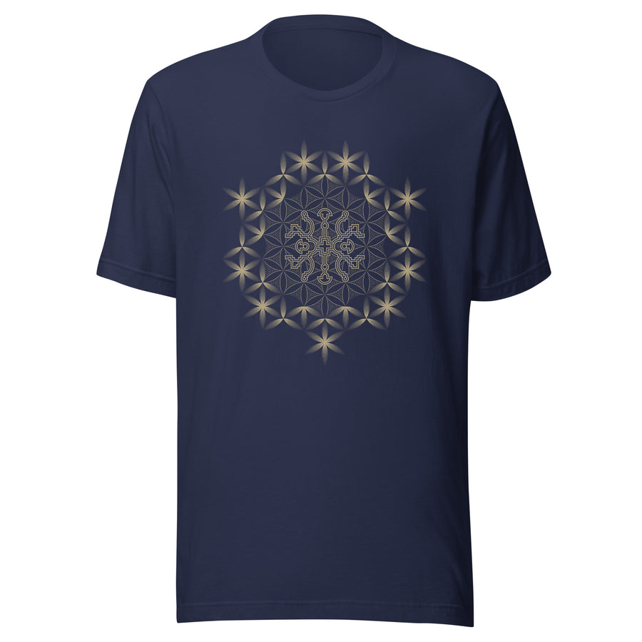 Unisex t-shirt - Shipibo Cross - Symbols 101 - symbolika