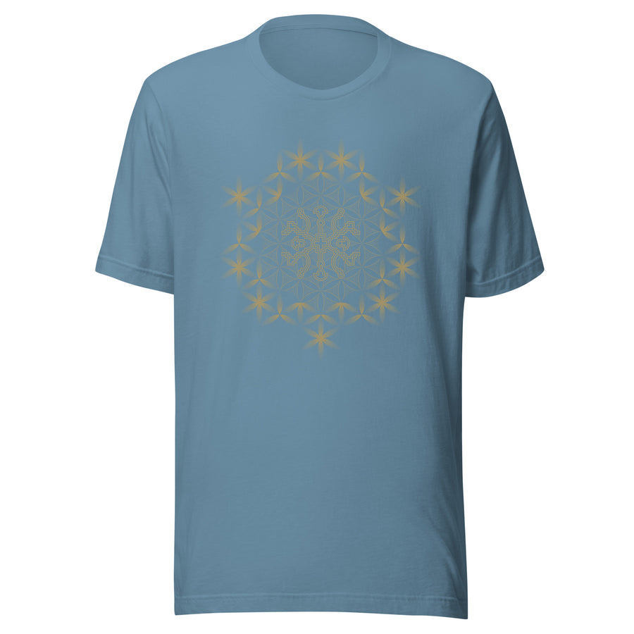 Unisex t-shirt - Shipibo Cross - Symbols 101 - symbolika