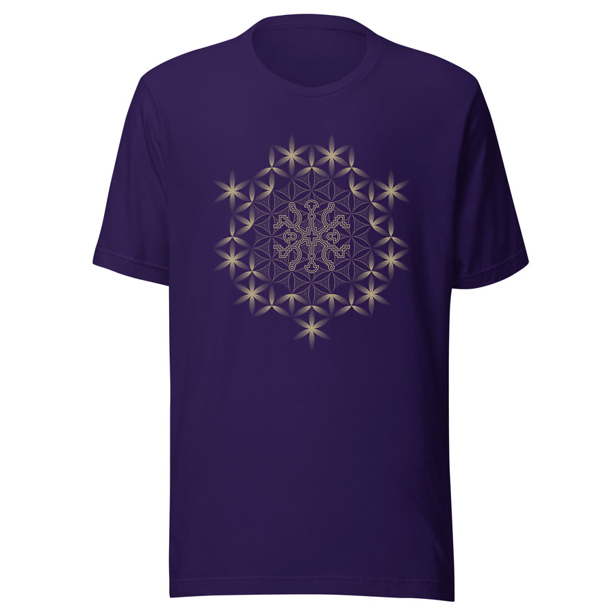 Unisex t-shirt - Shipibo Cross - Symbols 101 - symbolika