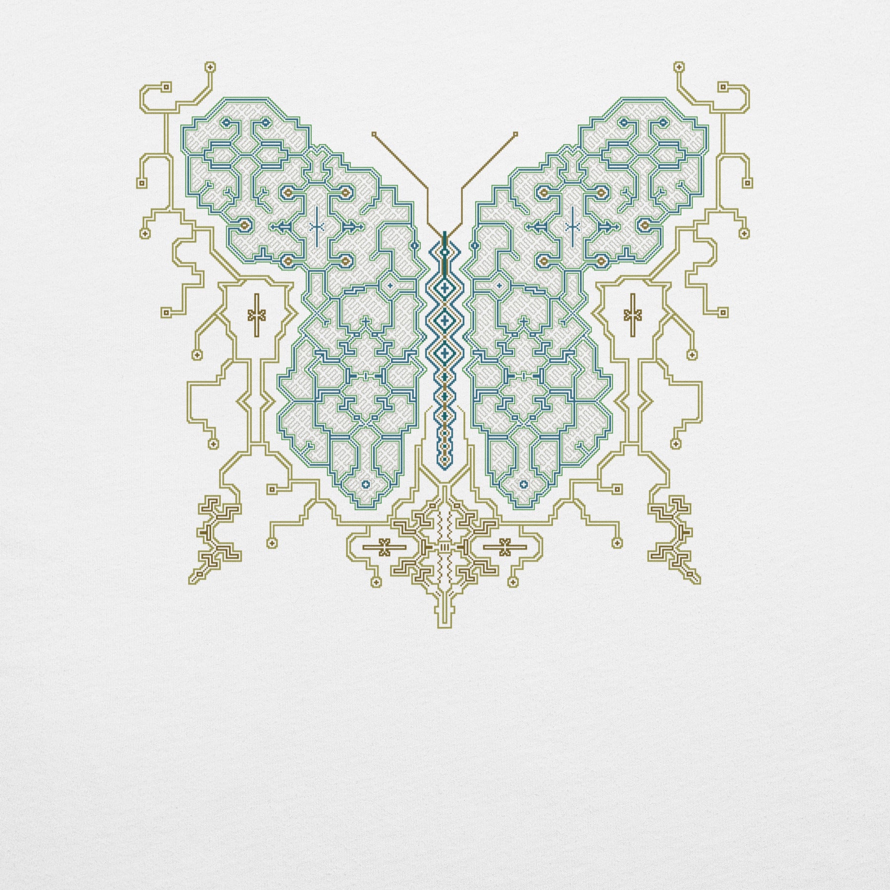 Shipibo Butterfly T-Shirt — Image 2 by Symbolika
