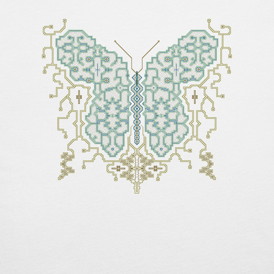 Shipibo Butterfly T-Shirt — Image 2 by Symbolika