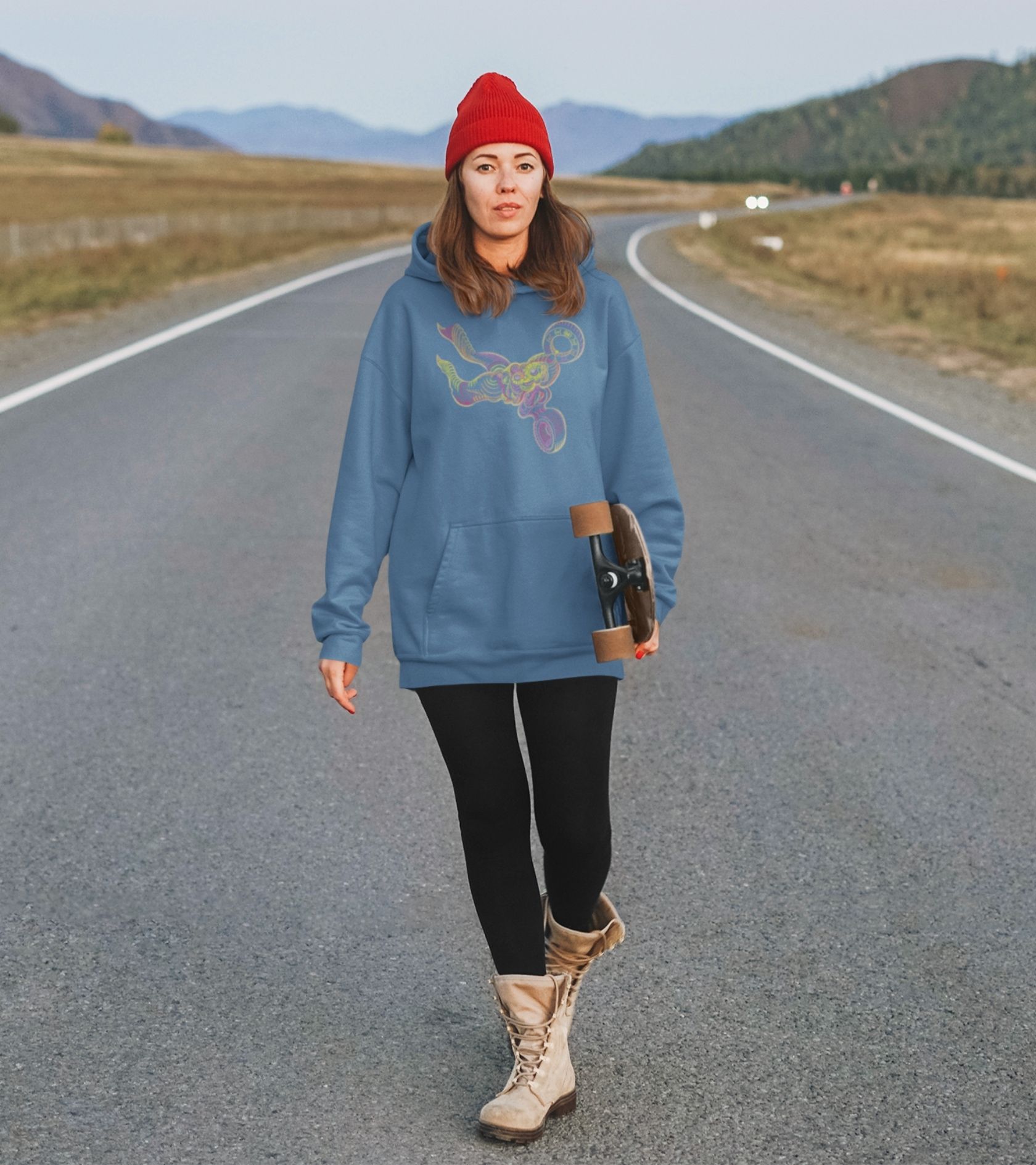 Scissored Hoodie Choice of Colors — Image 3 by Symbolika