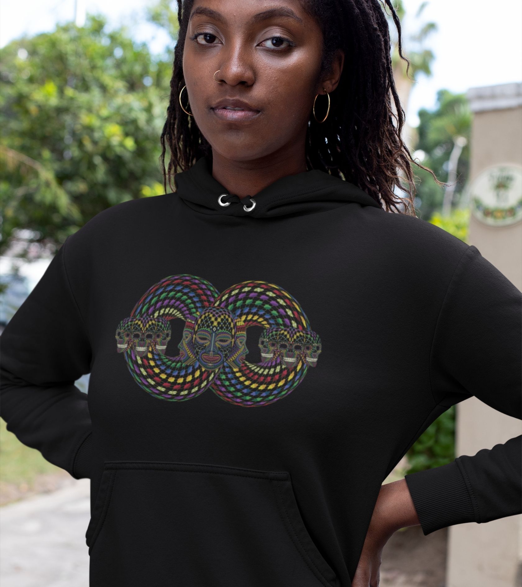 Trinfinity Hoodie Choice of Colors — visionary art by Symbolika