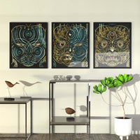 YogaBhoga MIX Face Framed Poster