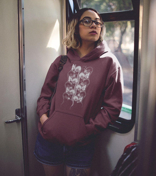 12 Mäuse - Unisex Hoodie - Auf Bestellung gefertigt - Farbauswahl