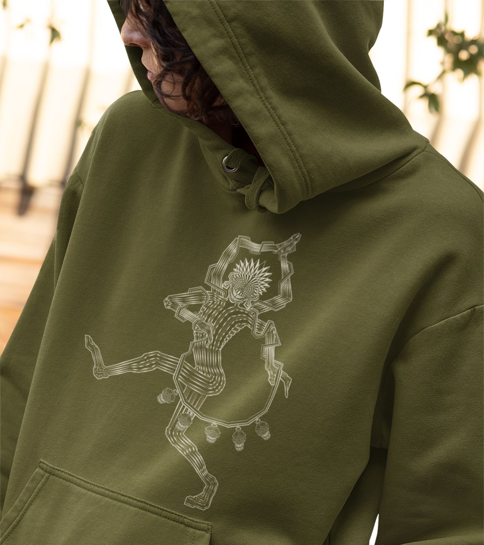 Mahakala Hoodie Choice of Colors — Image 2 by Symbolika