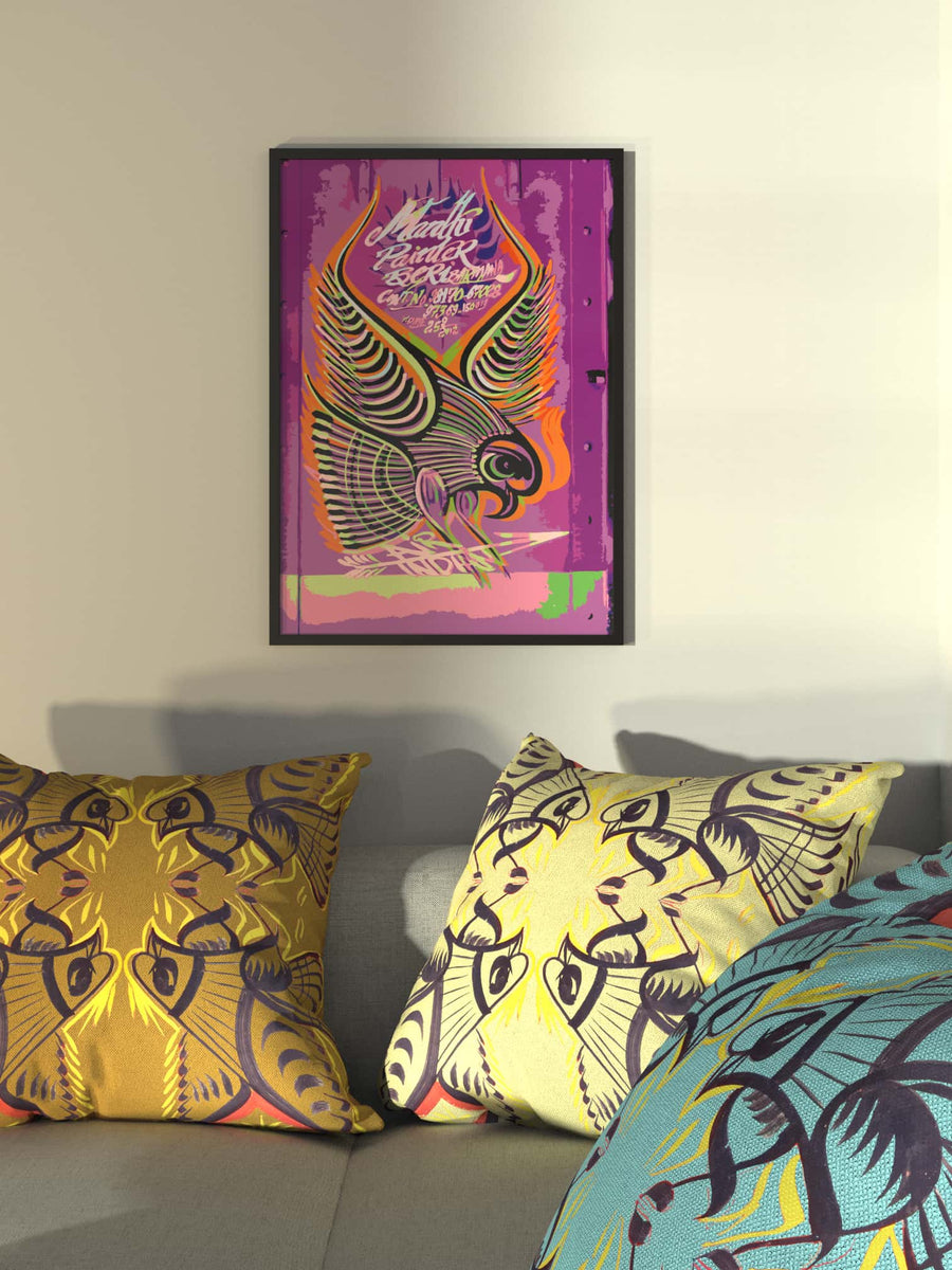 Air India Tata Bird Framed Poster - symbolika