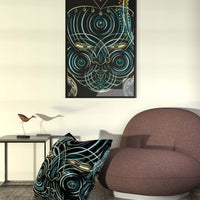 YogaBhoga Water Face Framed Poster